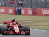 El piloto alemán Sebastian Vettel, durante el GP de Alemania de Fórmula 1.