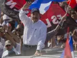 El presidente de Nicaragua, Daniel Ortega, en Managua, durante la celebración del 39 aniversario de la revolución popular sandinista que derrocó al dictador Anastasio Somoza.