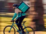 Un repartidor de Deliveroo.