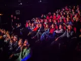 Espectadores en una sala de cine.
