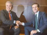 Casado y el nuevo presidente de Colombia, Iván Duque.
