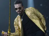 Las entradas para los conciertos del cantante Maluma son algunas de las que se ofertan en la web de Seatwave. En esta imagen, el cantante durante su actuación en Madrid en septiembre de 2017.