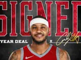 Los Rockets anuncian el fichaje de Carmelo Anthony