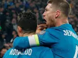 Imagen publicada por Sergio Ramos en la que aparece abrazado a Cristiano Ronaldo.