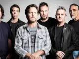 Imagen promocional del grupo Pearl Jam.