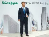 Dimas Gimeno en la Junta General de Accionistas de El Corte Inglés.