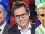 Jenaro Castro, Sergio Martín y Víctor Arribas, algunos de los destituidos en RTVE.