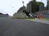 El accidente de Ericsson en los entrenamientos libres del Gran Premio de Italia de Fórmula 1.