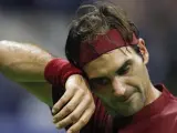 Roger Federer, en el US Open.