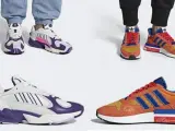 Zapatillas de Adidas inspiradas en Freezer y en Goku.