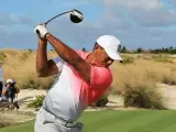 El golfista estadounidense Tiger Woods, en su regresa a la competición tras más de nueve meses de ausencia, en diciembre de 2017.