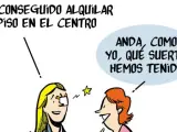 'Los precios del alquiler', viñeta de Malagón.