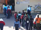 Migrantes en las instalaciones del CETI de Ceuta