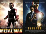 No sabemos si Marvel denunciaría a la productora que quiso aprovecharse del éxito de 'Iron Man', pero lo cierto es que 'Metal Man' se estrenó en DVD y trata sobre un hombre que tiene un supertraje metálico.
