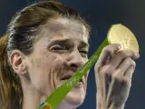 Ruth Beitia, campeona olímpica de salto de altura en Río 2016.