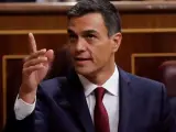 Pedro Sánchez, en el Congreso de los Diputados.