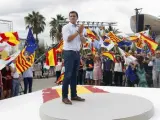 El presidente de Ciudadanos, Albert Rivera, en un acto este sábado en Barcelona.