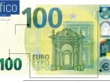 Medidas de seguridad en los billetes de 100 y 200 euros.