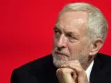 El líder del Partido Laborista, Jeremy Corbyn, durante la conferencia anual de su formación política en Liverpool.