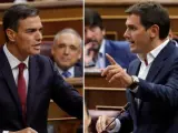 Sánchez y Rivera, hoy en la sesión de control.