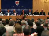 Asamblea de accionistas del Numancia celebrada en Soria.