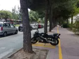 Nuevas zonas de aparcamiento para motos en Torre Sevilla