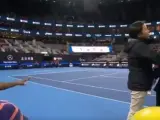 Discusión entre Sloane Stephens y Anastasia Pavlyuchenkova en el torneo de Pekín