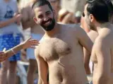 El futbolista Arda Turan, durante sus vacaciones.