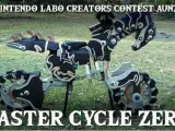 Réplica a tamaño real de la moto Master Ciclye Zero de 'The Legend of Zelda' hecha con Ninendo Labo.