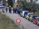 Lugar del hallazgo del cuerpo de Arthur, el niño que estaba desaparecido tras la riada que aumennta a 13 el total de fa lallecidos. Imagen del lugar donde sa ha encontrado el cuerpo en el torrente.