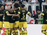 El Borussia Dortmund celebra un gol frente al Stuttgart.
