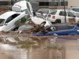 Imagen de la inundación en Sant Llorenç (Mallorca).