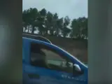 Una pareja mantiene relaciones sexuales al volante mientras circula con el vehículo por la autopista AP-6, en Villacastín (Segovia).