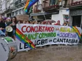 Primera manifestación con motivo del Orgullo LGTBI en Santander (archivo)