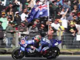 Maverick Viñales, tras su victoria en el Gran Premio de Australia de 2018.