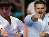 Sandra Sánchez Damián Quintero karate