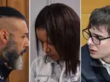 David Oubel, Ana Julia Quezada y Patrick Nogueira, tres de los condenados a prisión permanente revisable.