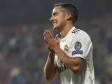 Lucas Vázquez, en un partido del Real Madrid