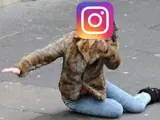 Meme sobre la caída de Instagram.