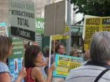 Manifestación contra las cláusulas suelo.