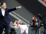 Eduardo Berizzo, durante un partido del Athletic.