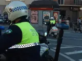 Policía Local de Málaga motocicleta seguridad agente barrio