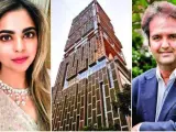 Isha Ambani, hija del hombre más rico de India, y su marido Anand Piramal quienes acaban de casarse después de cinco días de fiestas