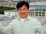 El actor Jackie Chan durante un estreno.