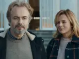 Fotograma extraído del anuncio de Navidad del 2015 de Campofrío, protagonizado Tristán Ulloa y Emma Suárez.