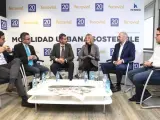 De izda. a dcha.: Carlos Blanco, Marcos Rodríguez, Juan Manuel Garrido, Encarna Samitier, Javier Mateos y Miguel Aparcedo.