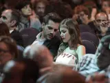 Los actores Natalia Sánchez y Marc Clotet en el Festival de Cine de Málaga.