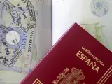 Imagen de archivo del pasaporte espa&ntilde;ol.