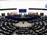 Sesión plenaria en el Parlamento de Estrasburgo.