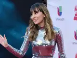 La cantante Aitana Ocaña en la alfombra roja de los Grammy Latinos.